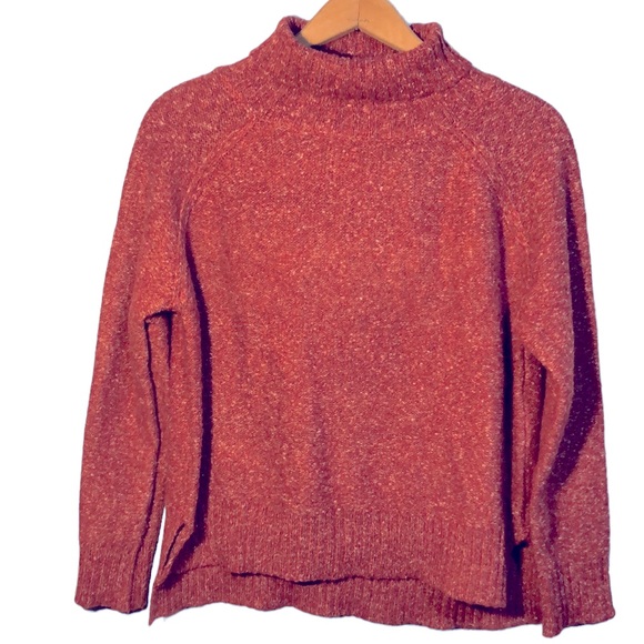 BALTIC BORN | Women’s Heather Rust Oaklynn Turtleneck Knit Sweater size Small - Picture 2 of 15